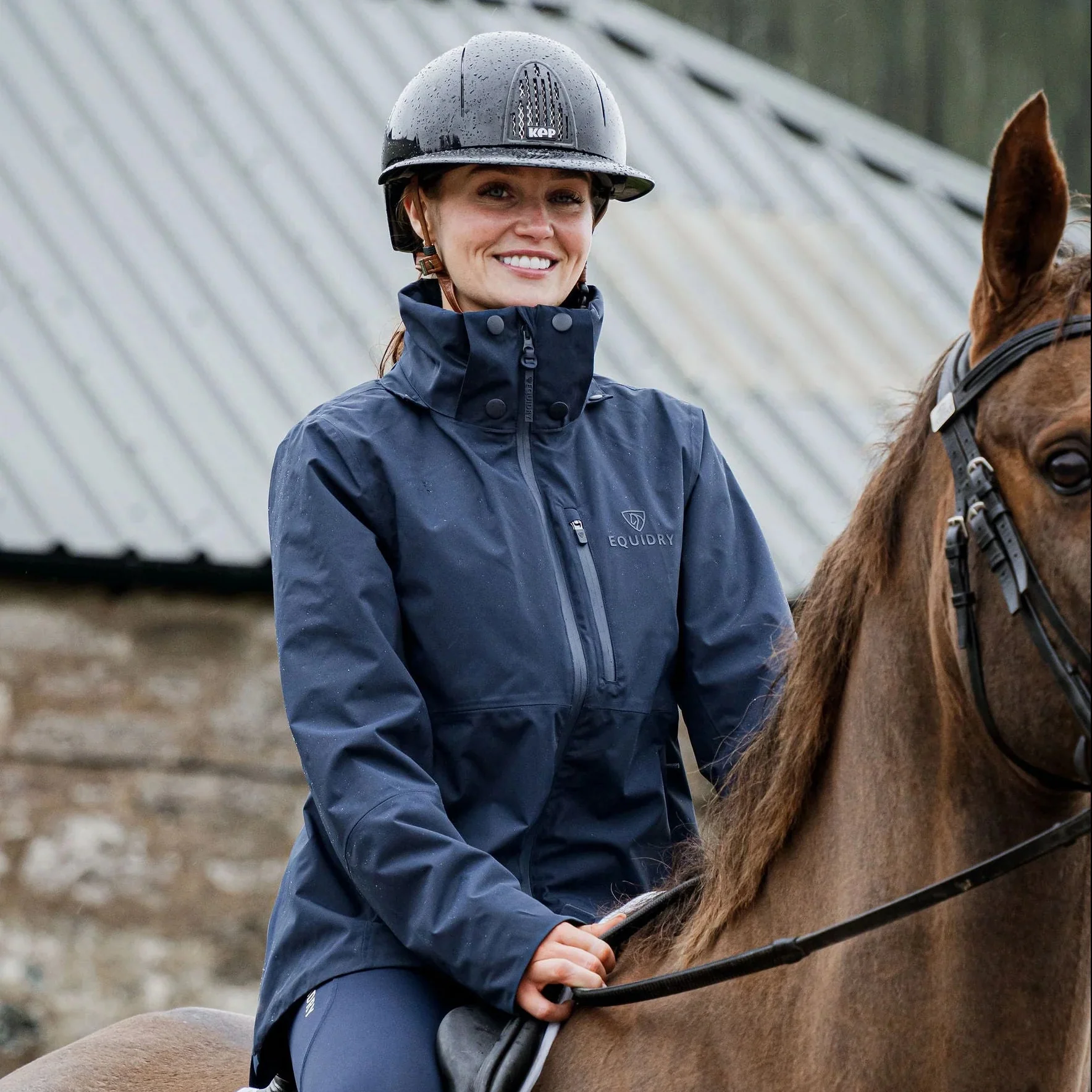 EQUIDRY Women's Iris Waterproof Riding Jacket - Image 17