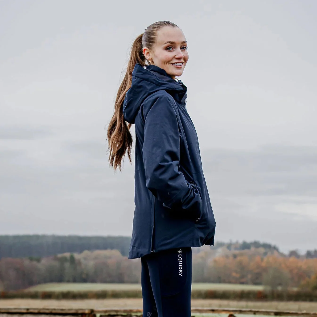 EQUIDRY Women's Iris Waterproof Riding Jacket - Image 20