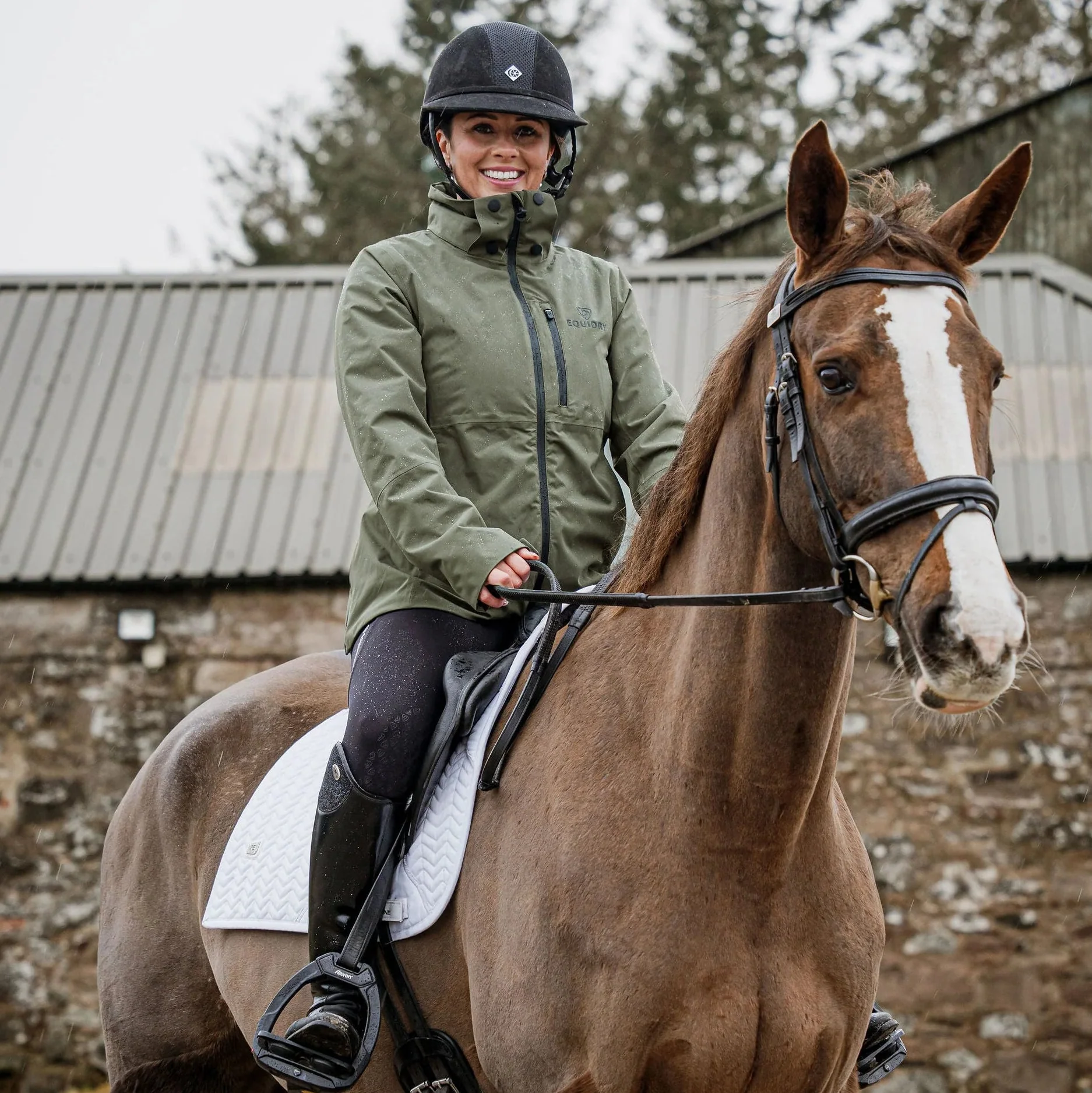 EQUIDRY Women's Iris Waterproof Riding Jacket - Image 25