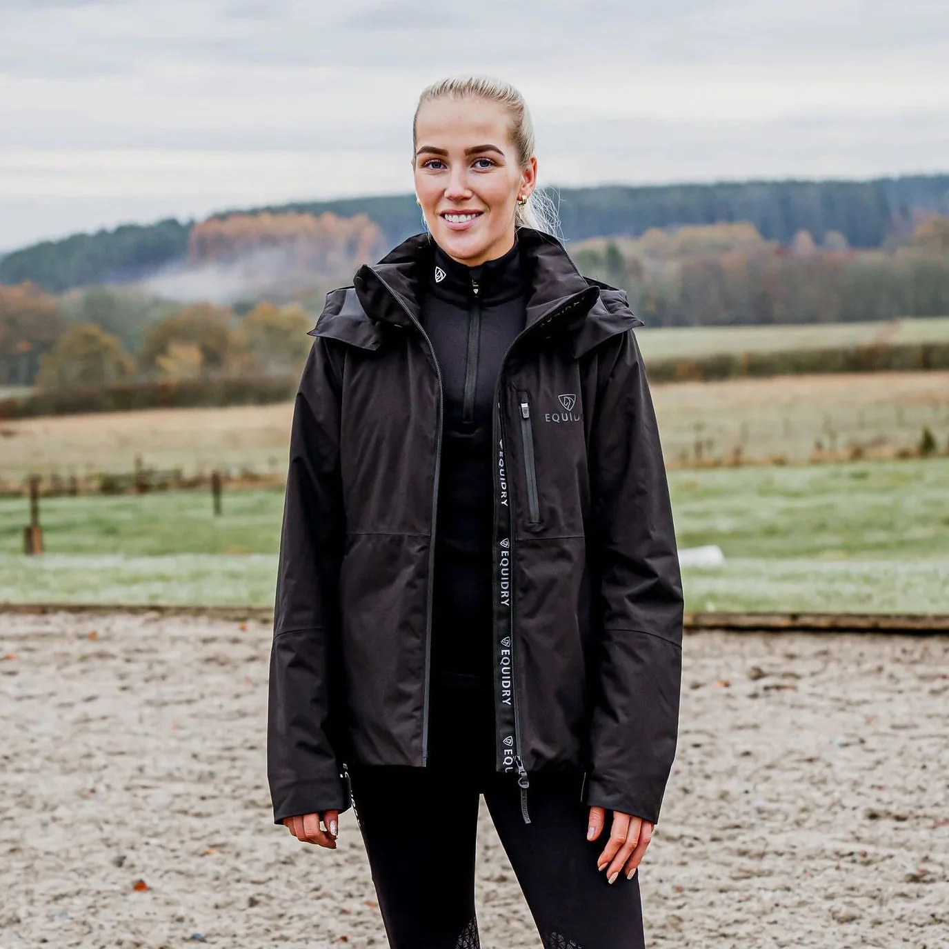 EQUIDRY Women's Iris Waterproof Riding Jacket - Image 9