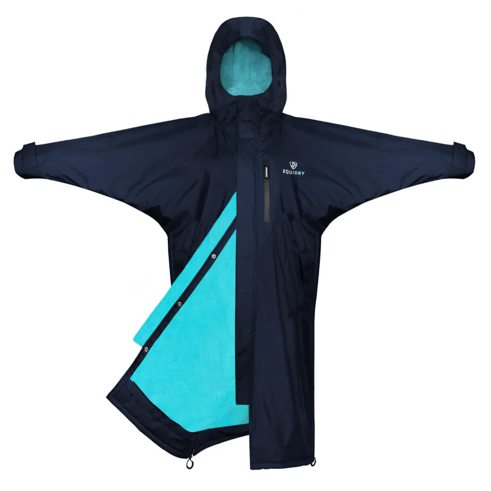EQUIDRY Women's Thin Fleece Evolution - Navy/Blue - Image 15