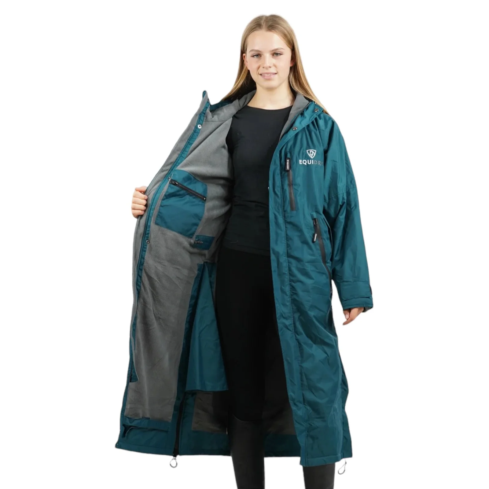 EQUIDRY Women's Thin Fleece Evolution - Navy/Blue - Image 18