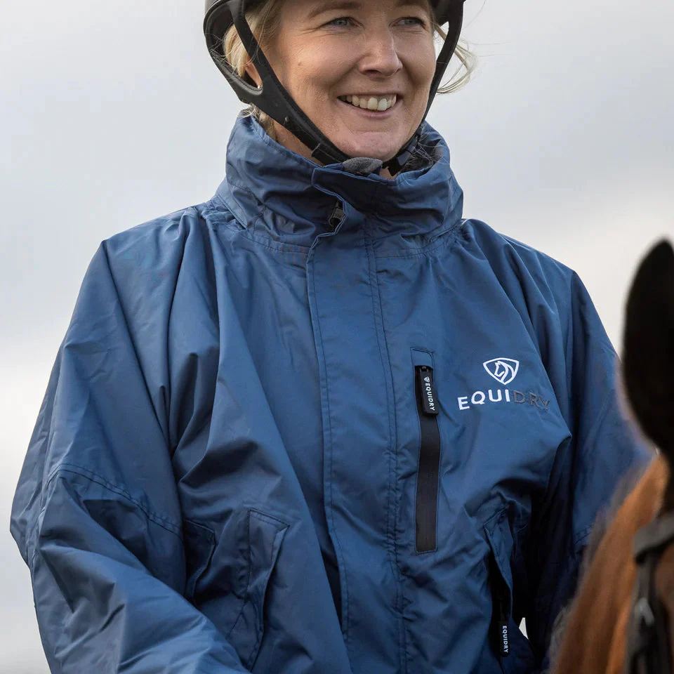 EQUIDRY Women's Thin Fleece Evolution - Navy/Blue - Image 26