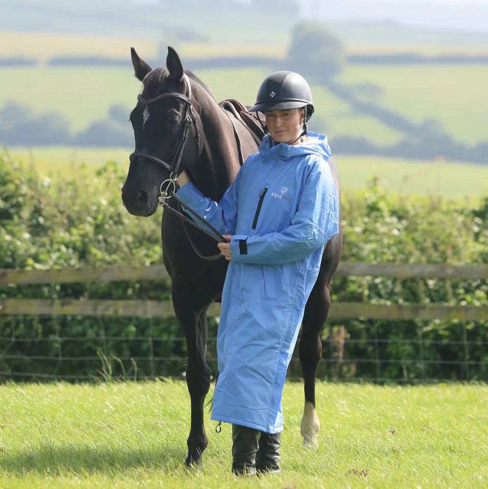 EQUIDRY Women's Thin Fleece Evolution - Navy/Blue - Image 35