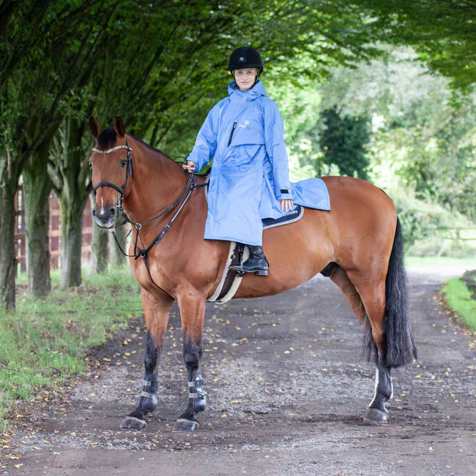 EQUIDRY Women's Thin Fleece Evolution - Navy/Blue - Image 36