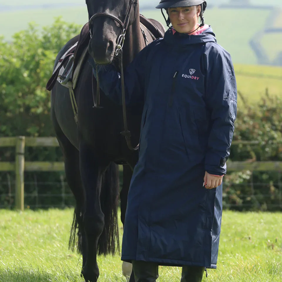 EQUIDRY Women's Thin Fleece Evolution - Navy/Blue - Image 4