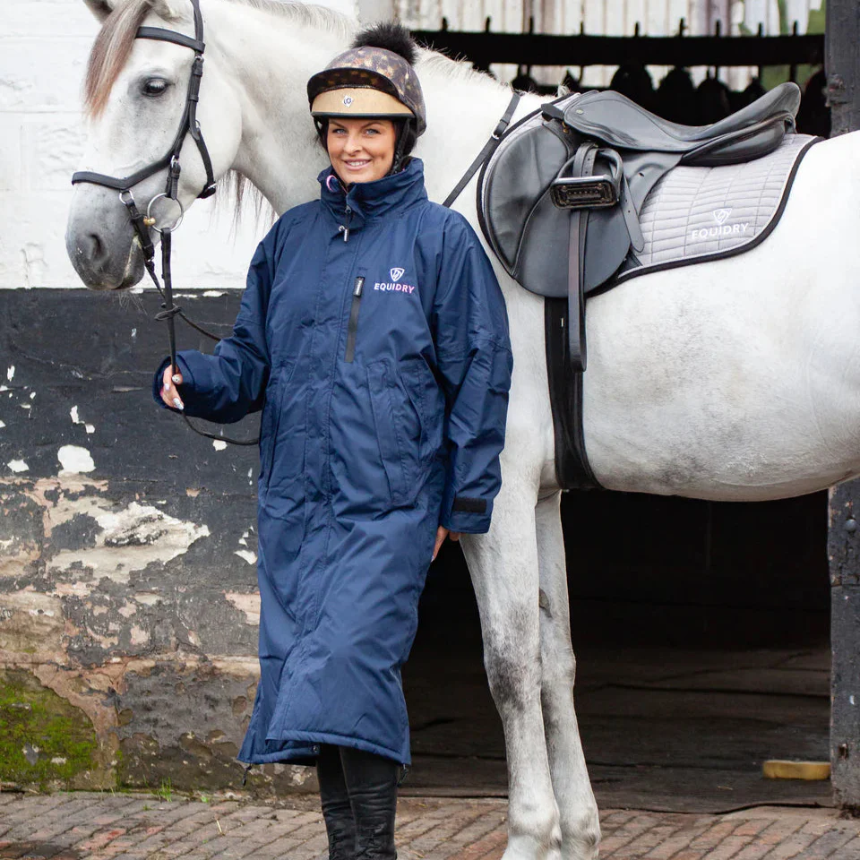 EQUIDRY Women's Thin Fleece Evolution - Navy/Blue - Image 7