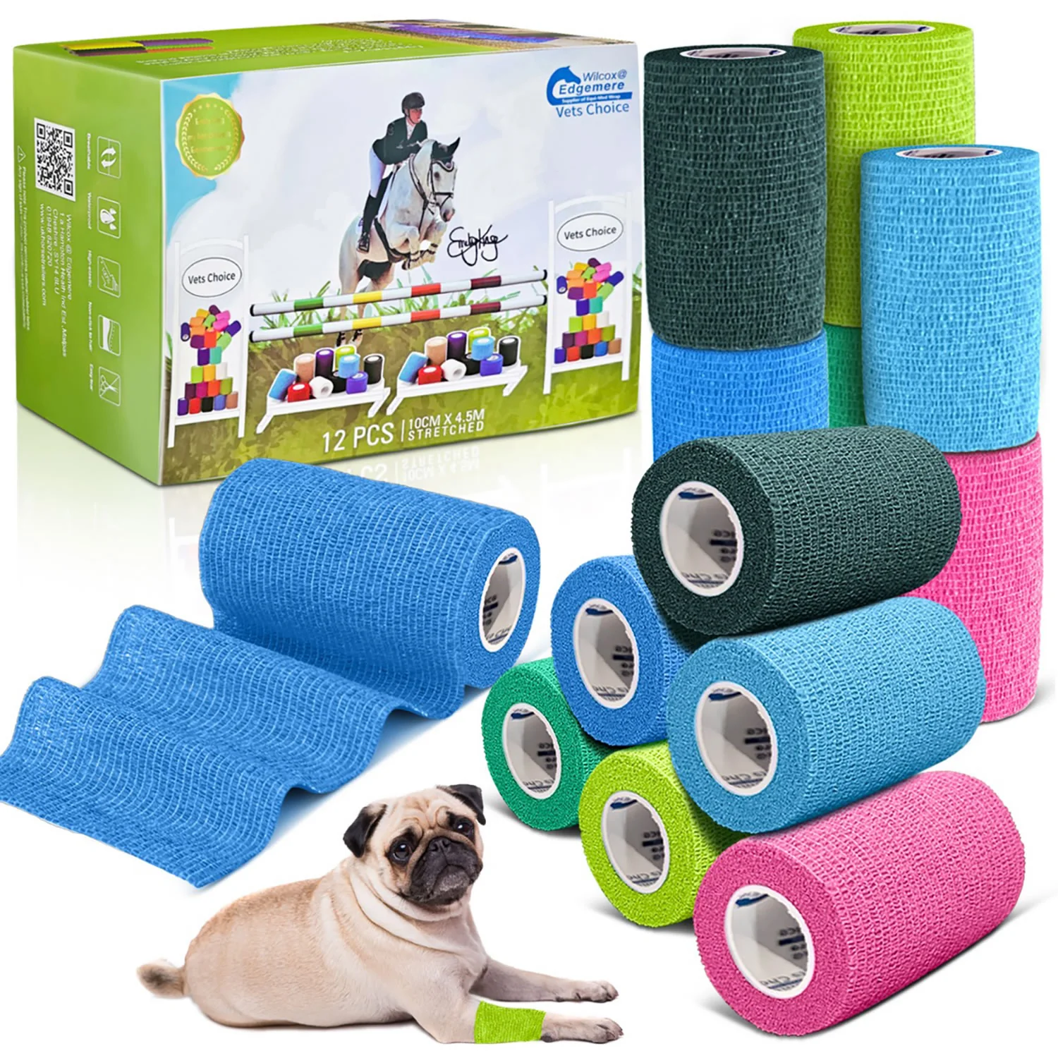 Equimed 10cm Vetwrap Pack of 12 - Image 10
