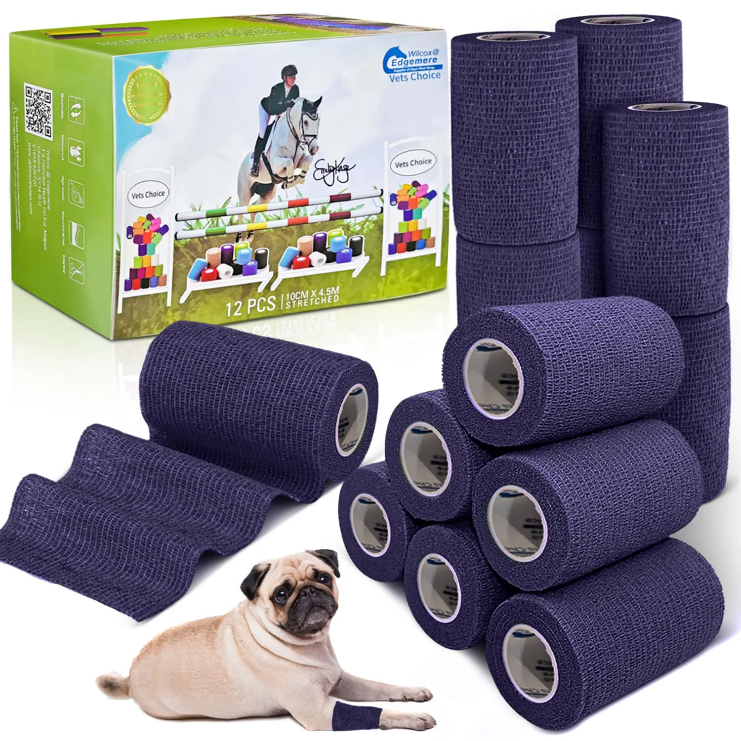 Equimed 10cm Vetwrap Pack of 12 - Image 11