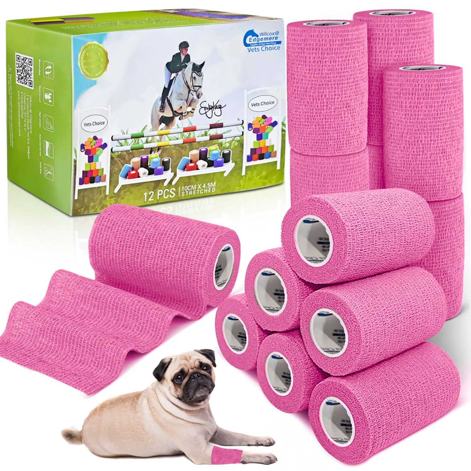 Equimed 10cm Vetwrap Pack of 12 - Image 12