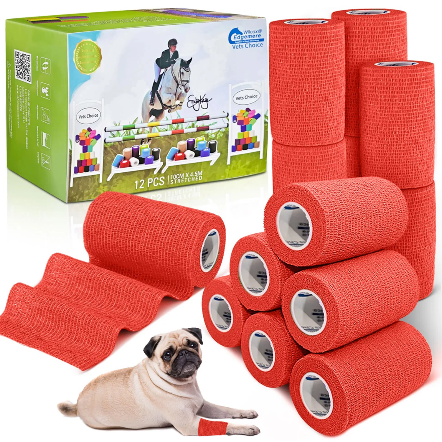 Equimed 10cm Vetwrap Pack of 12 - Image 15