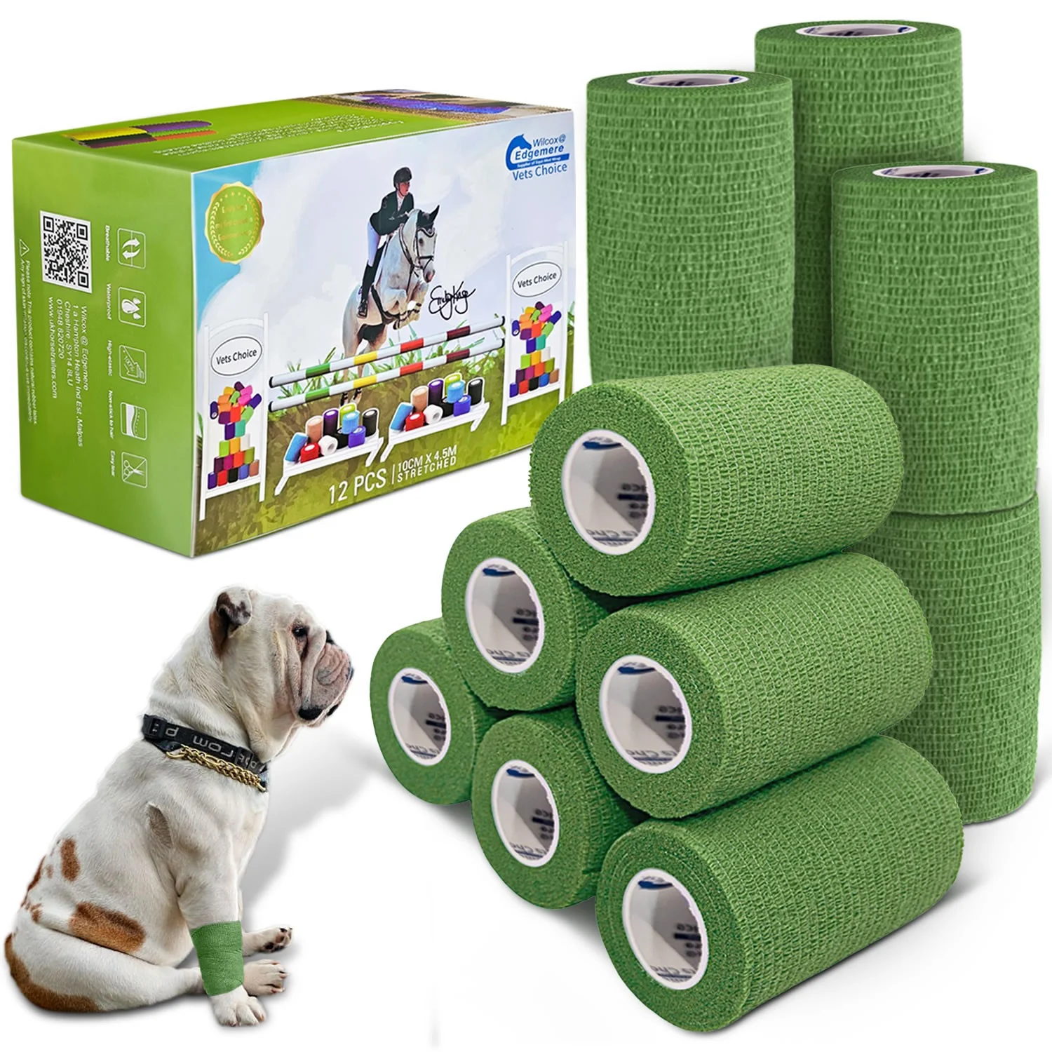 Equimed 10cm Vetwrap Pack of 12 - Image 5