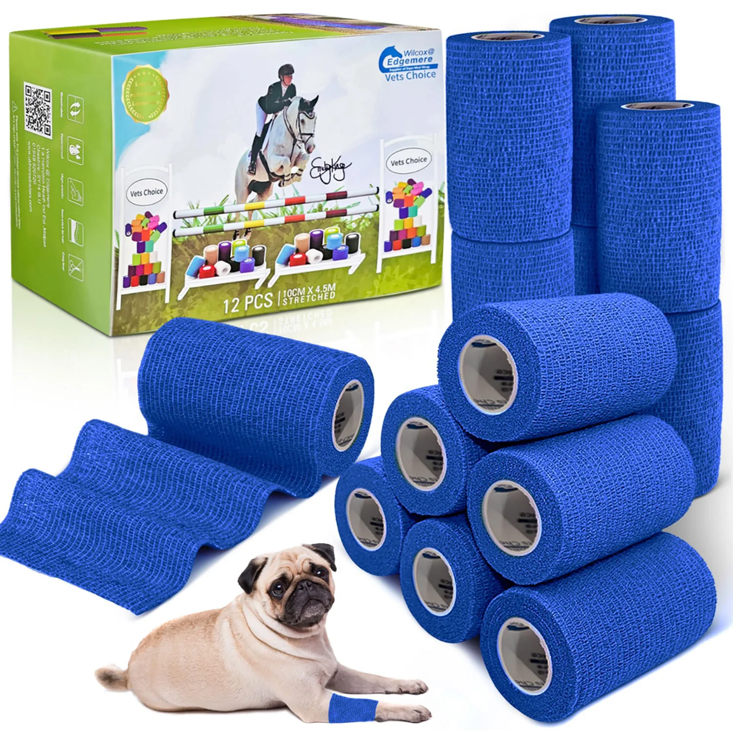 Equimed 10cm Vetwrap Pack of 12 - Image 6