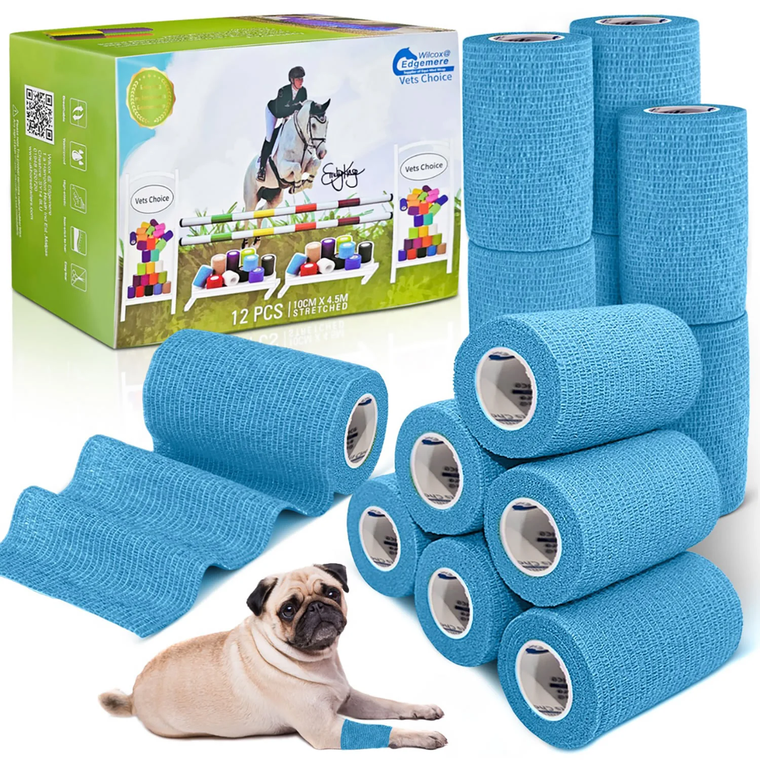 Equimed 10cm Vetwrap Pack of 12 - Image 7