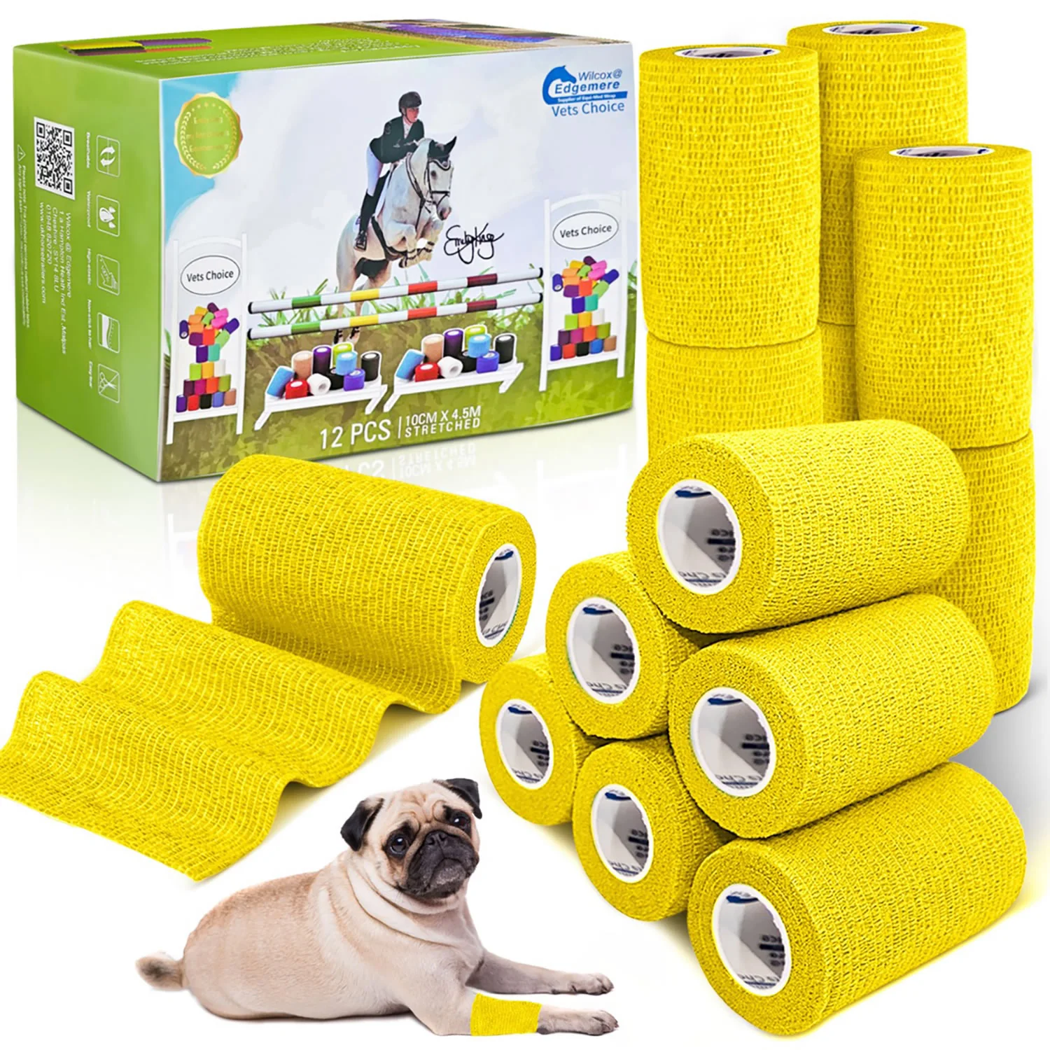 Equimed 10cm Vetwrap Pack of 12 - Image 9