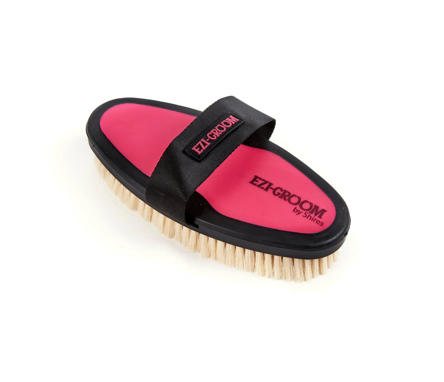 Ezi-Groom Grip Body Brush With Goat Hair - Image 3