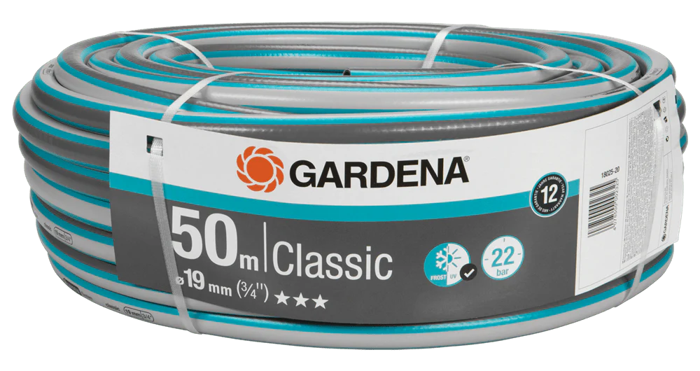 Gardena Classic Hose 19mm (3/4") 50m