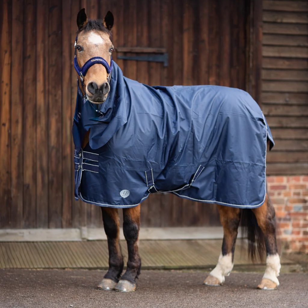 GS Equestrian 0g 840 Denier Combo Neck Turnout Rug - Image 2