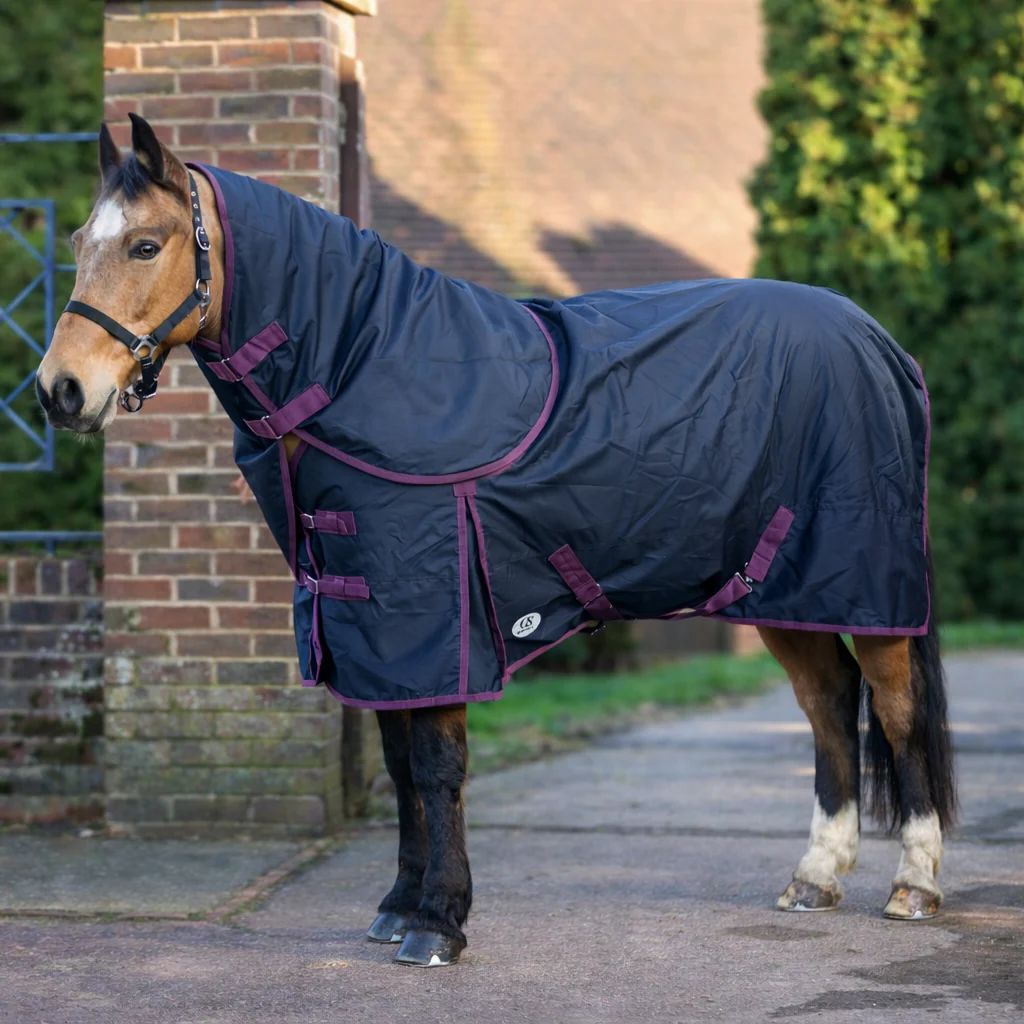 GS Equestrian 100g Detachable Neck Turnout Rug - Image 6