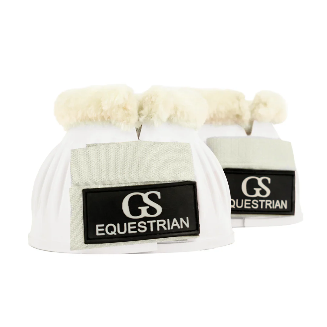 GS Equestrian Fleece Trim Bell Boots - Image 2