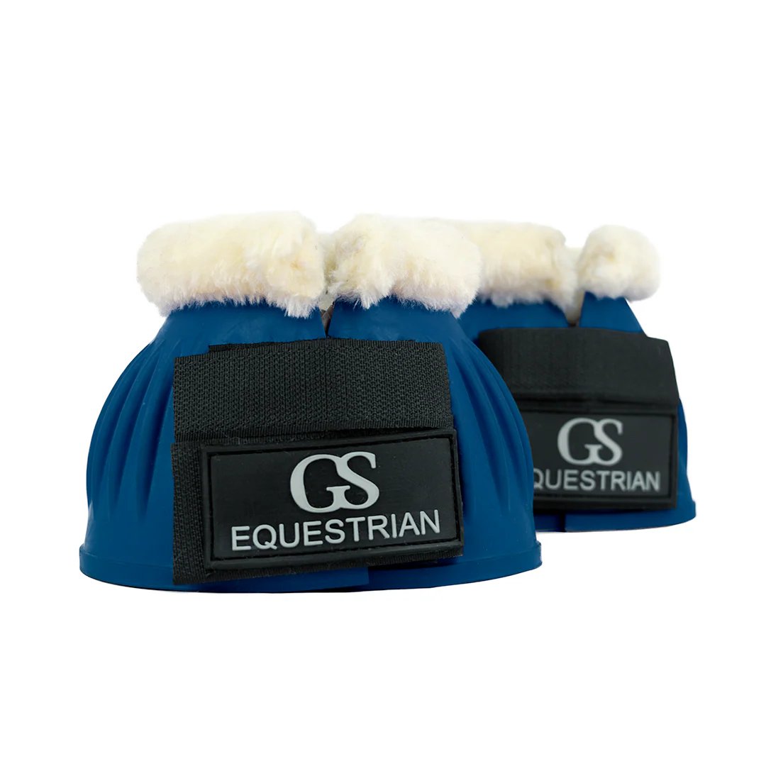 GS Equestrian Fleece Trim Bell Boots - Image 3