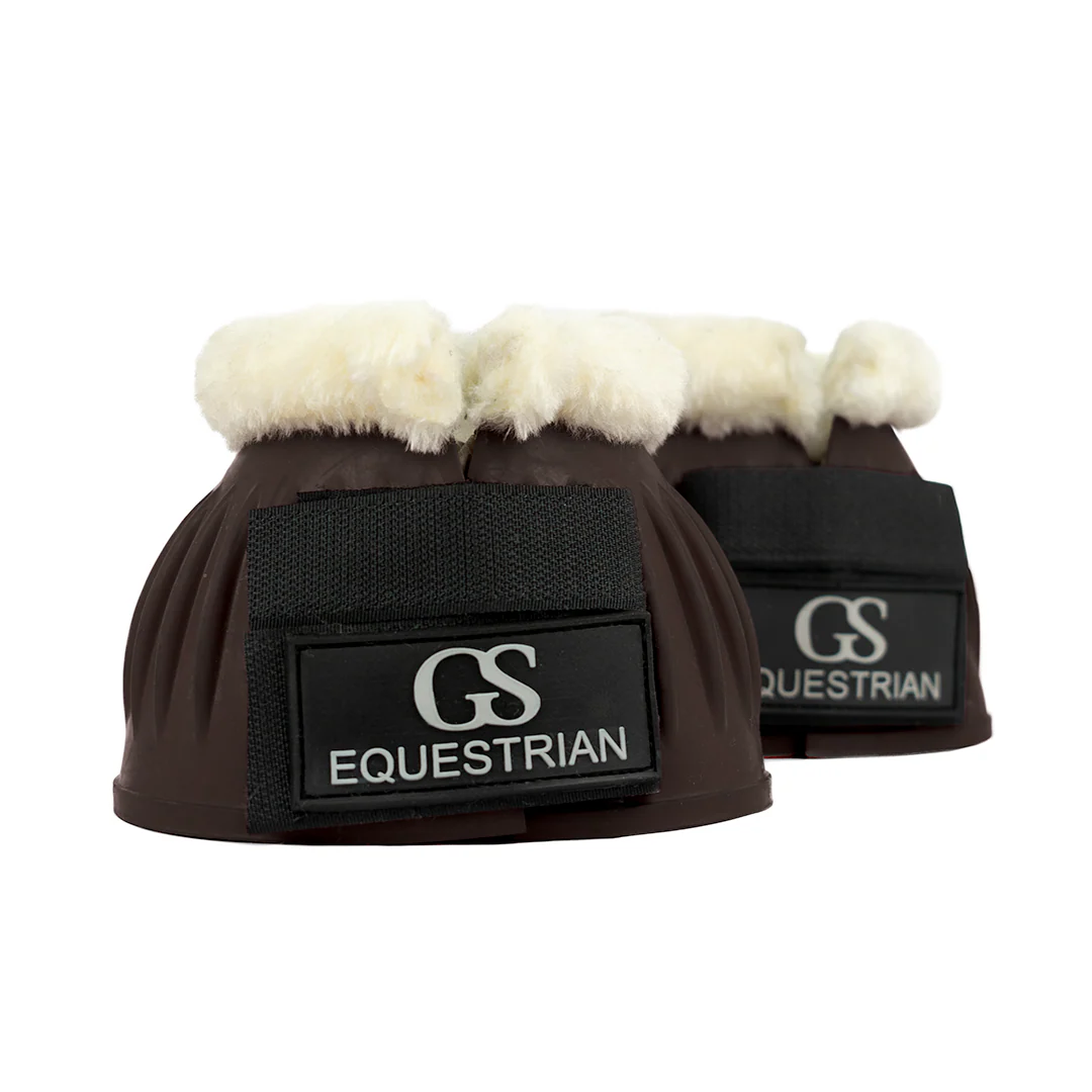 GS Equestrian Fleece Trim Bell Boots - Image 6