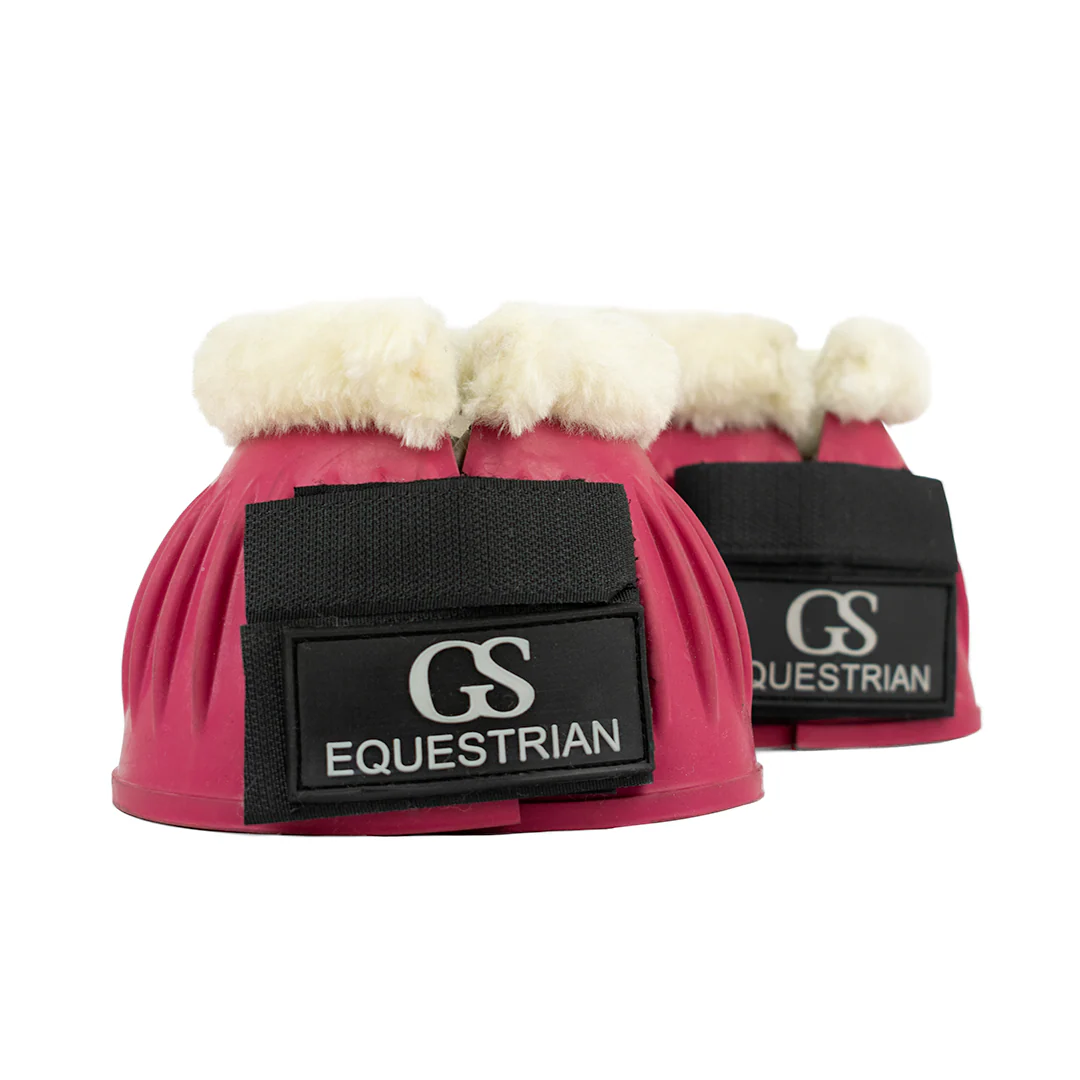 GS Equestrian Fleece Trim Bell Boots - Image 7