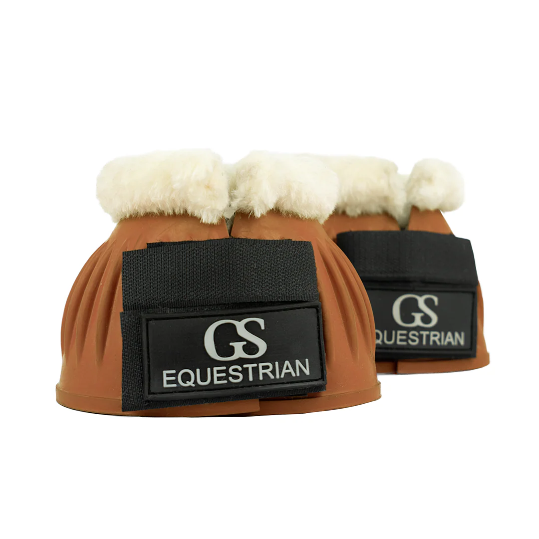 GS Equestrian Fleece Trim Bell Boots - Image 8