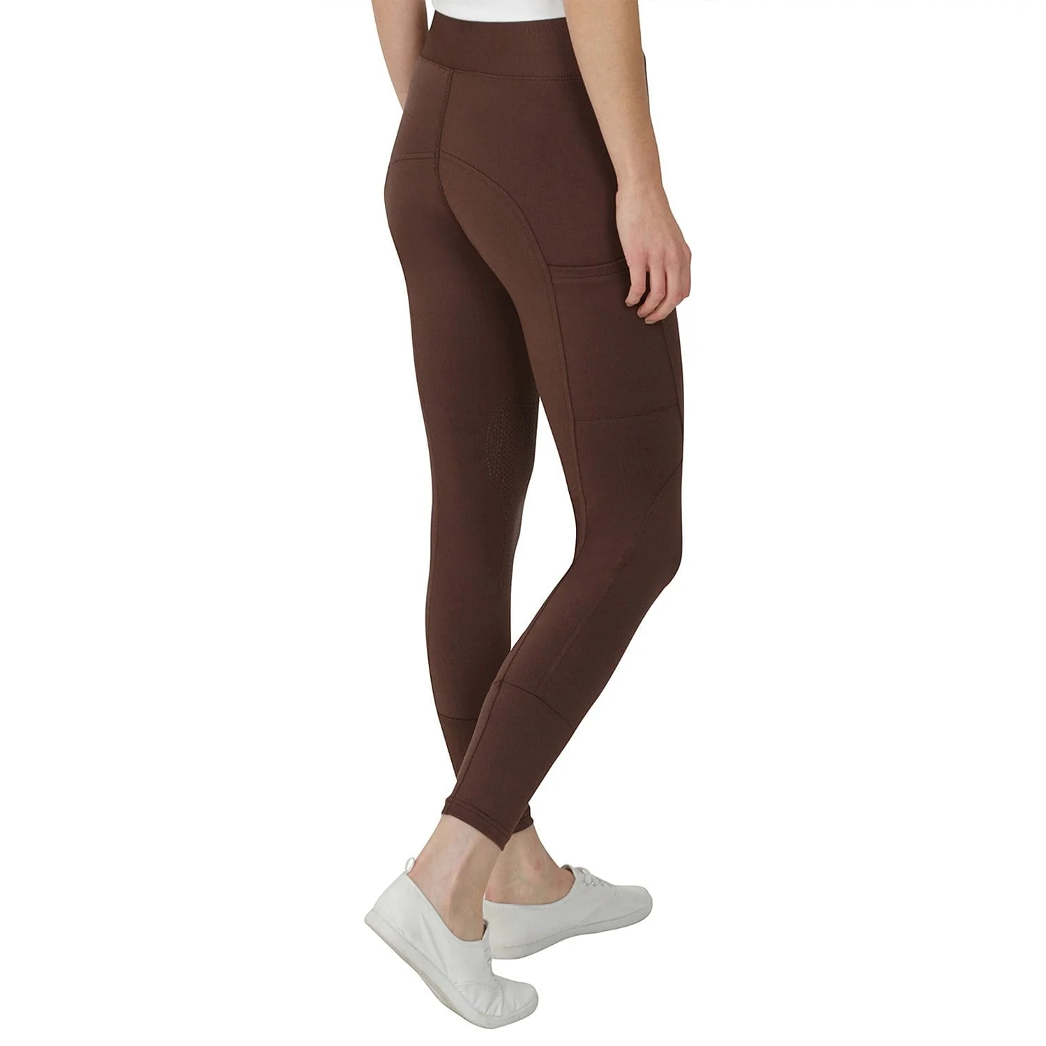 GS Equestrian Aisha Ladies Silicone Knee Riding Tights - Image 11