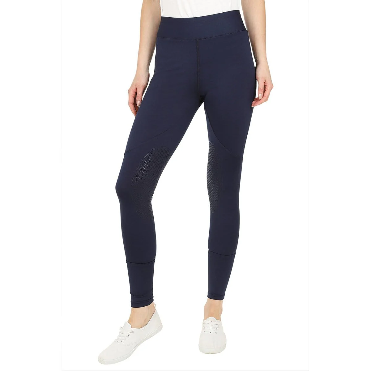 GS Equestrian Aisha Ladies Silicone Knee Riding Tights - Image 15