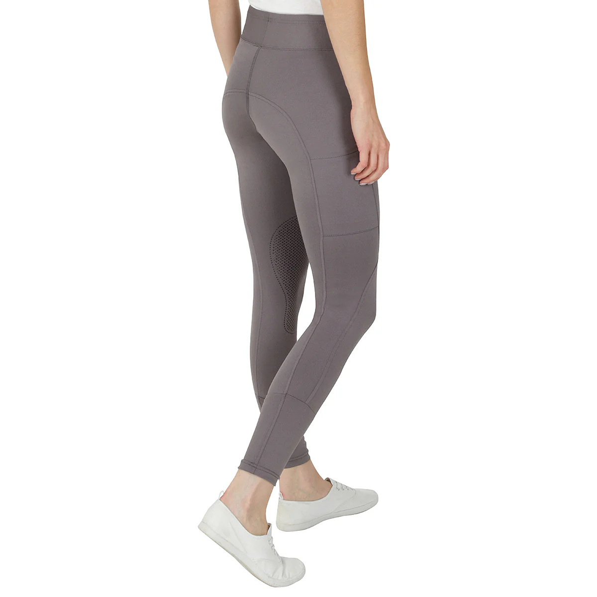 GS Equestrian Aisha Ladies Silicone Knee Riding Tights - Image 6