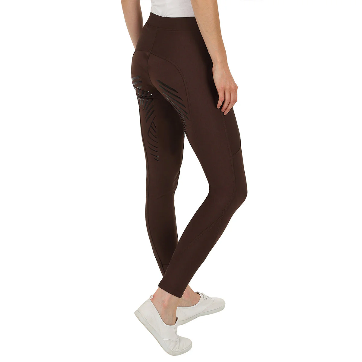 GS Equestrian Becca Ladies Full Seat Silicone Riding Tights - Image 5