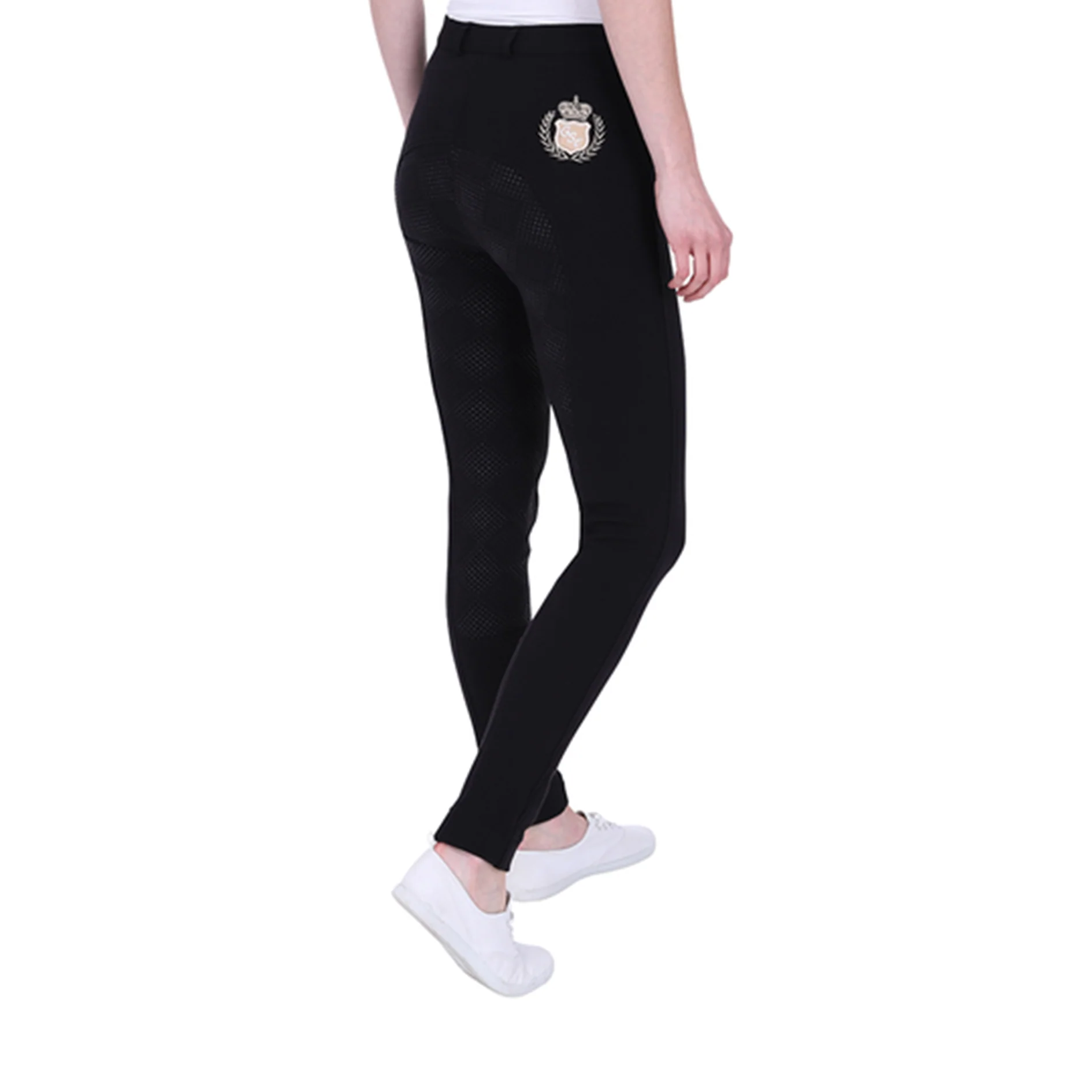 GS Equestrian Ellia Childrens Silicone Full Seat Jodhpurs - Image 11