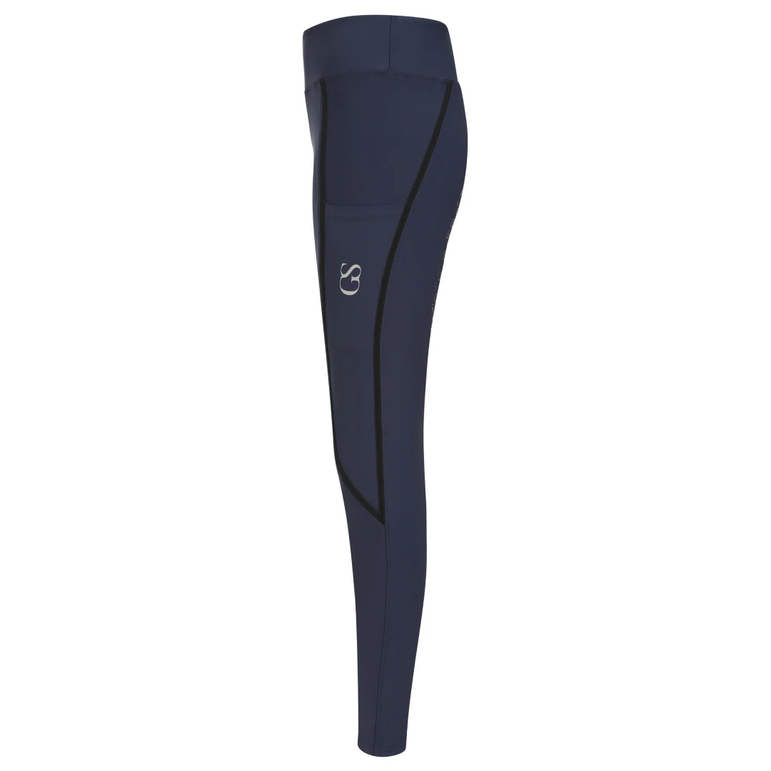 GS Equestrian Ladies Connect Full Seat Riding Tights - Image 2