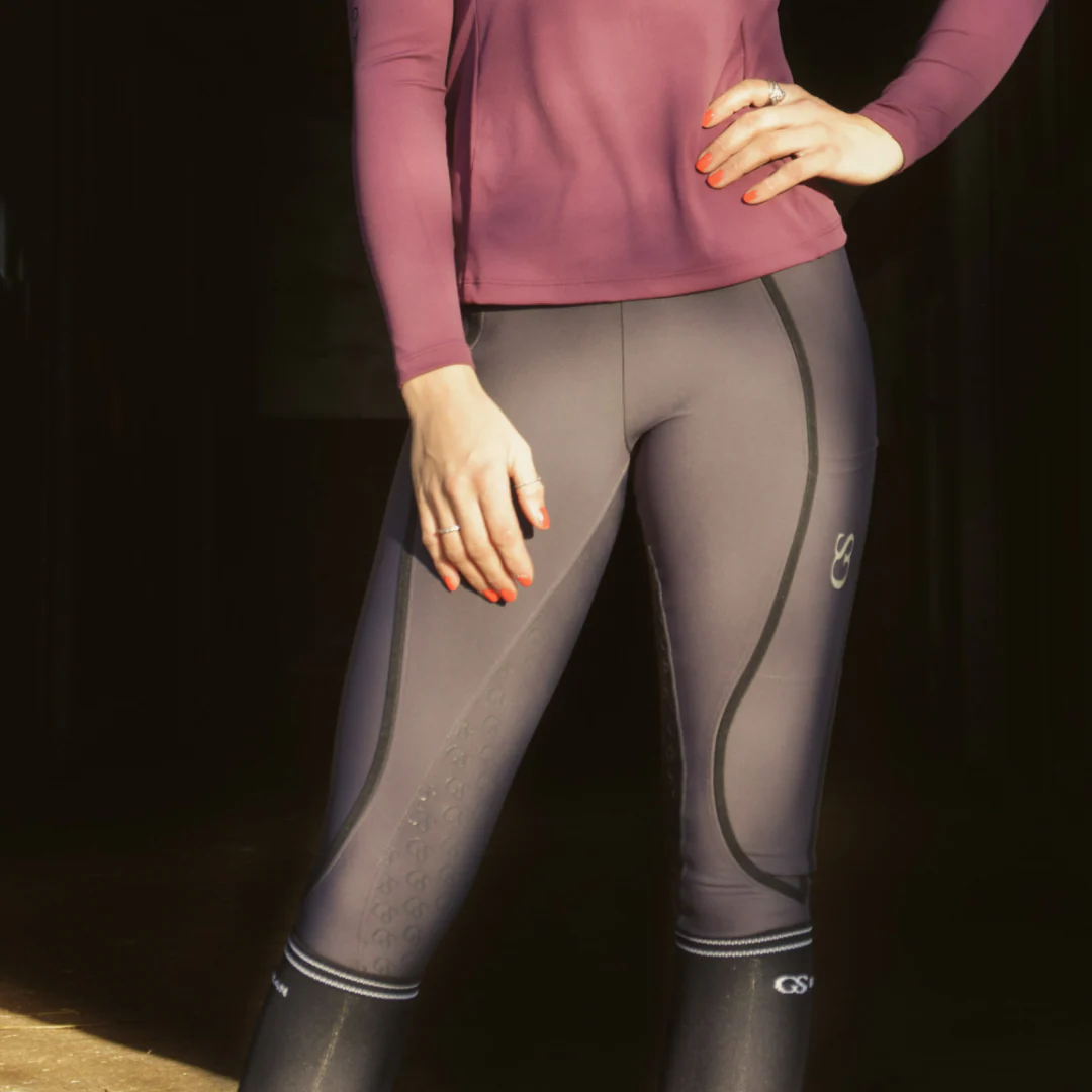 GS Equestrian Ladies Connect Full Seat Riding Tights - Image 23
