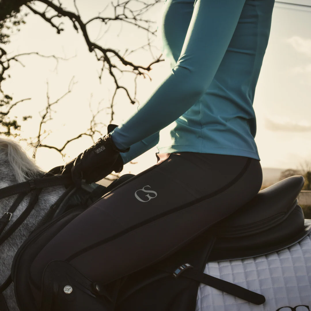 GS Equestrian Ladies Connect Full Seat Riding Tights - Image 25