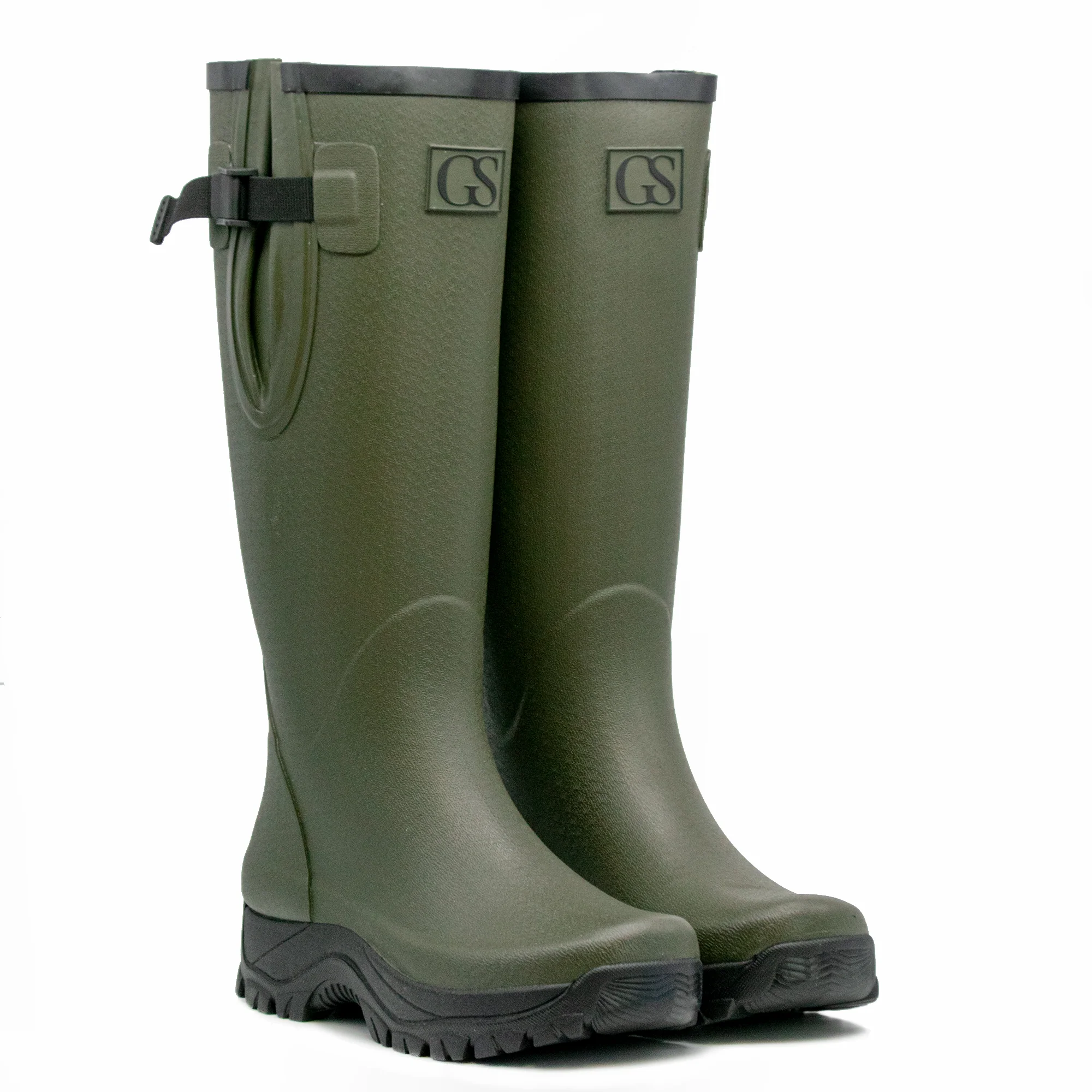 GS Equestrian Mens Belstone Jersey Wellington Boots