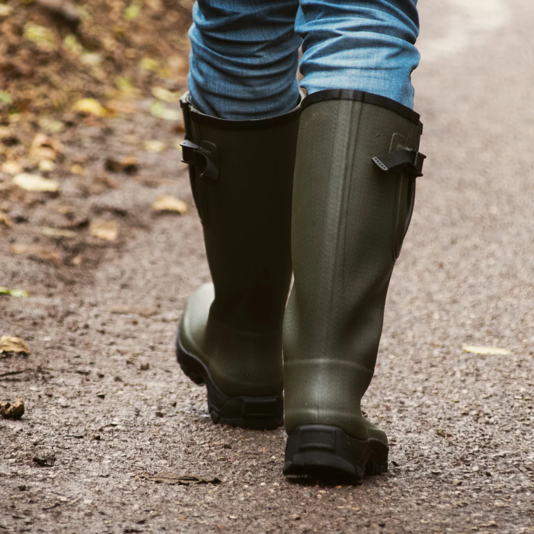 GS Equestrian Mens Belstone Jersey Wellington Boots - Image 9