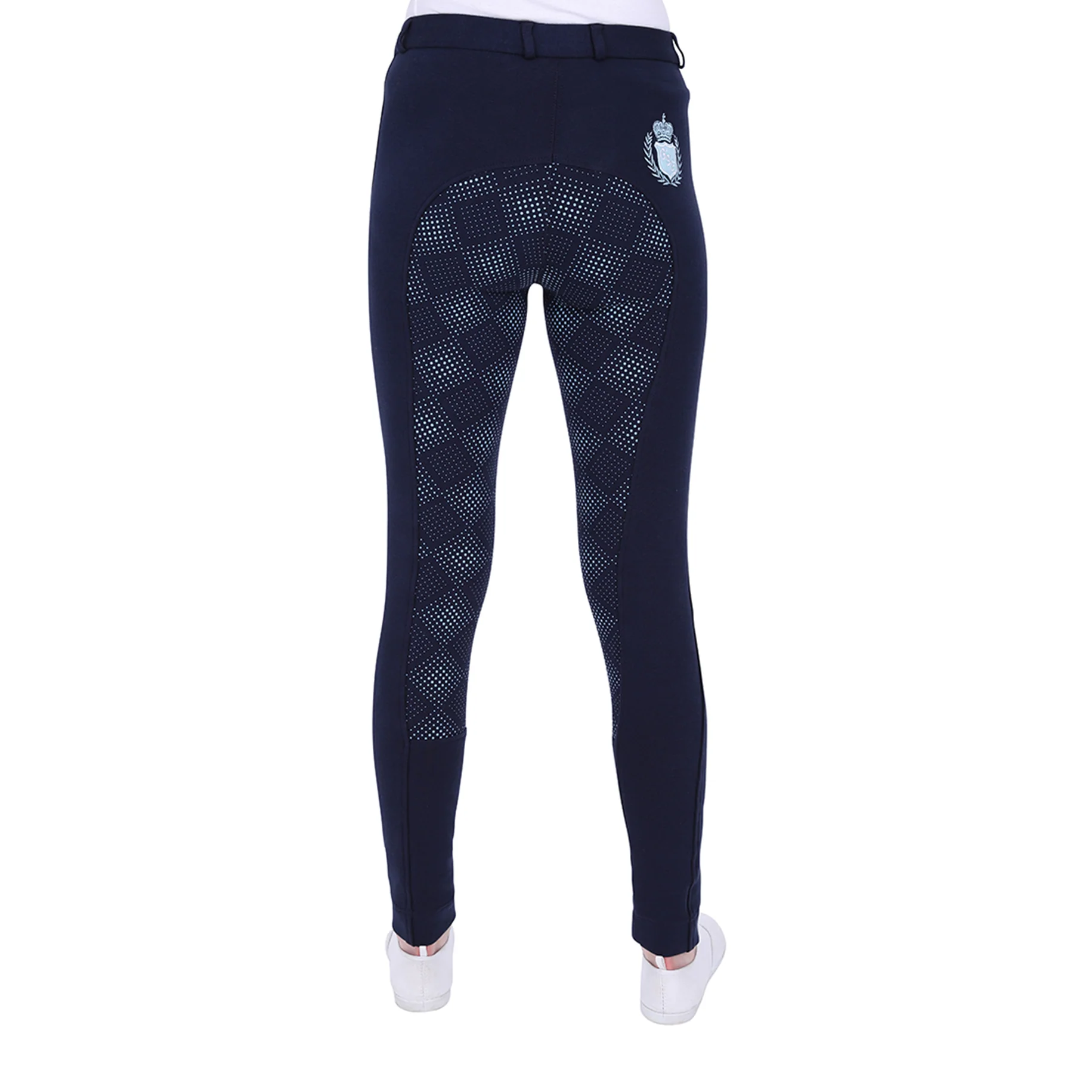 GS Equestrian Carol Ladies Two Tone Silicone Full Seat Jodhpurs - Image 12