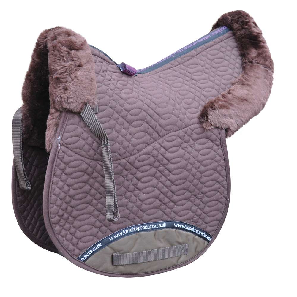 KM Elite Half Lined GP Numnah - Image 3