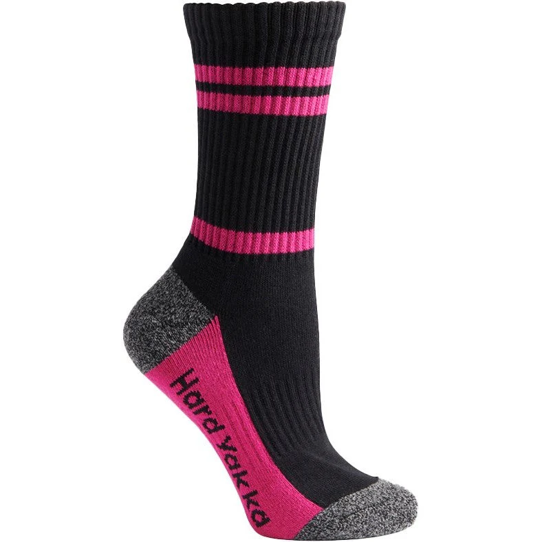 Hard Yakka Women Crew 3 Pack Work Sock - Image 4