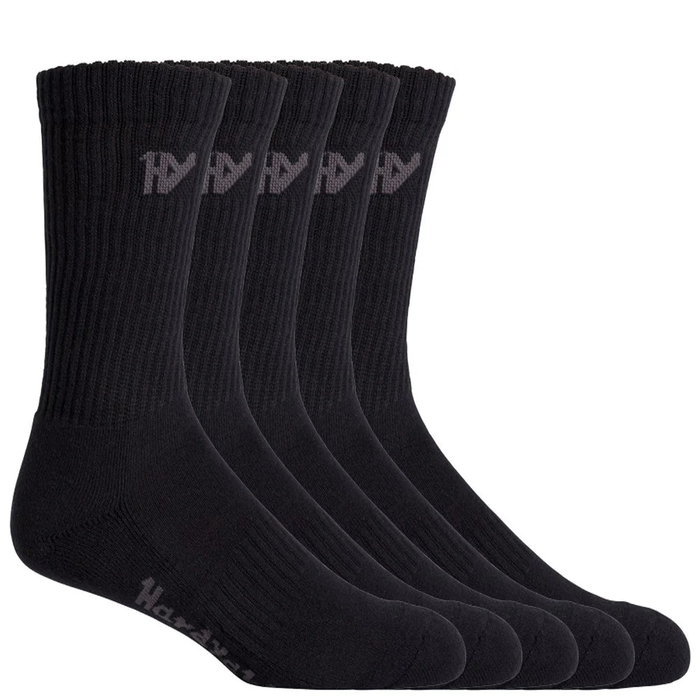 Hard Yakka Men Crew Five Pack Worksock - Image 2