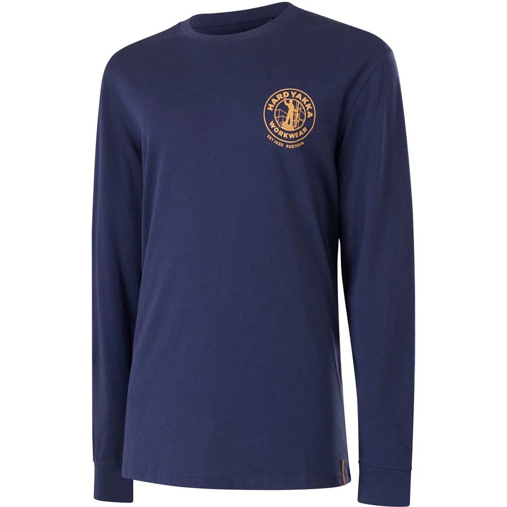 Hard Yakka Men Heritage Icon Long Sleeve Tee - Image 3