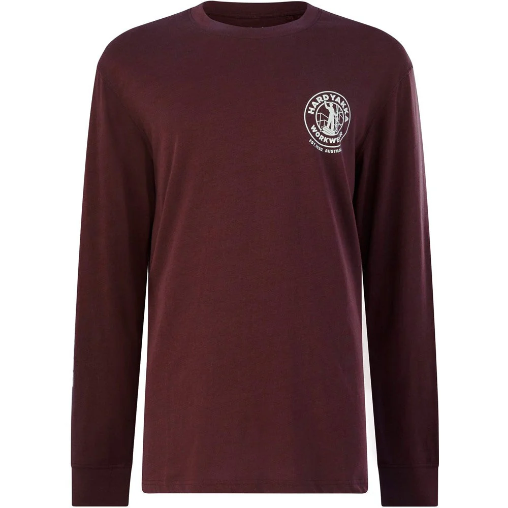 Hard Yakka Men Heritage Icon Long Sleeve Tee - Image 4