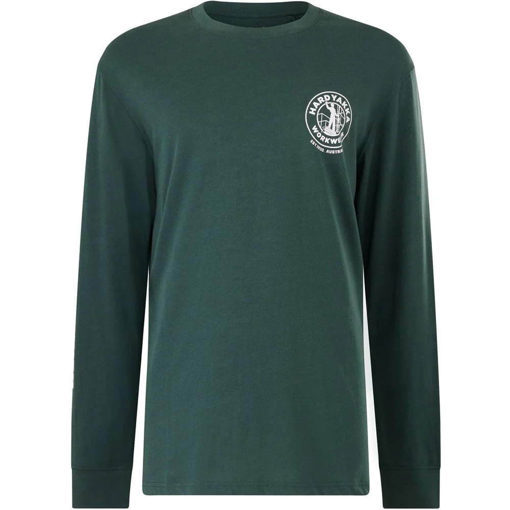 Hard Yakka Men Heritage Icon Long Sleeve Tee - Image 7