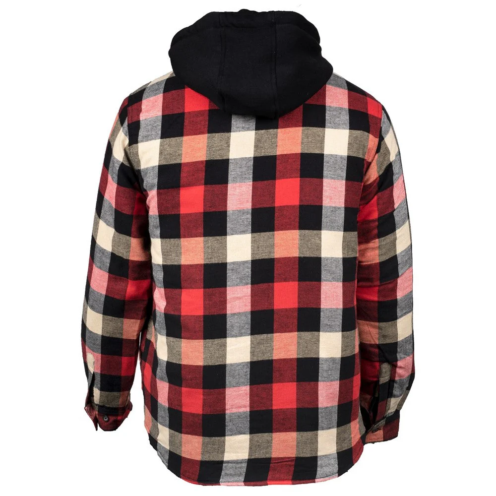 Hard Yakka Men Quilted Flannel Shacket - Image 4