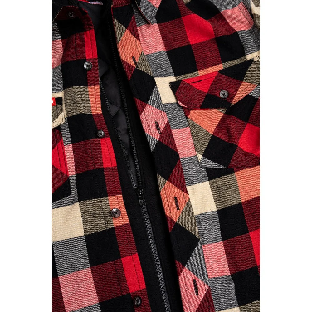Hard Yakka Men Quilted Flannel Shacket - Image 8