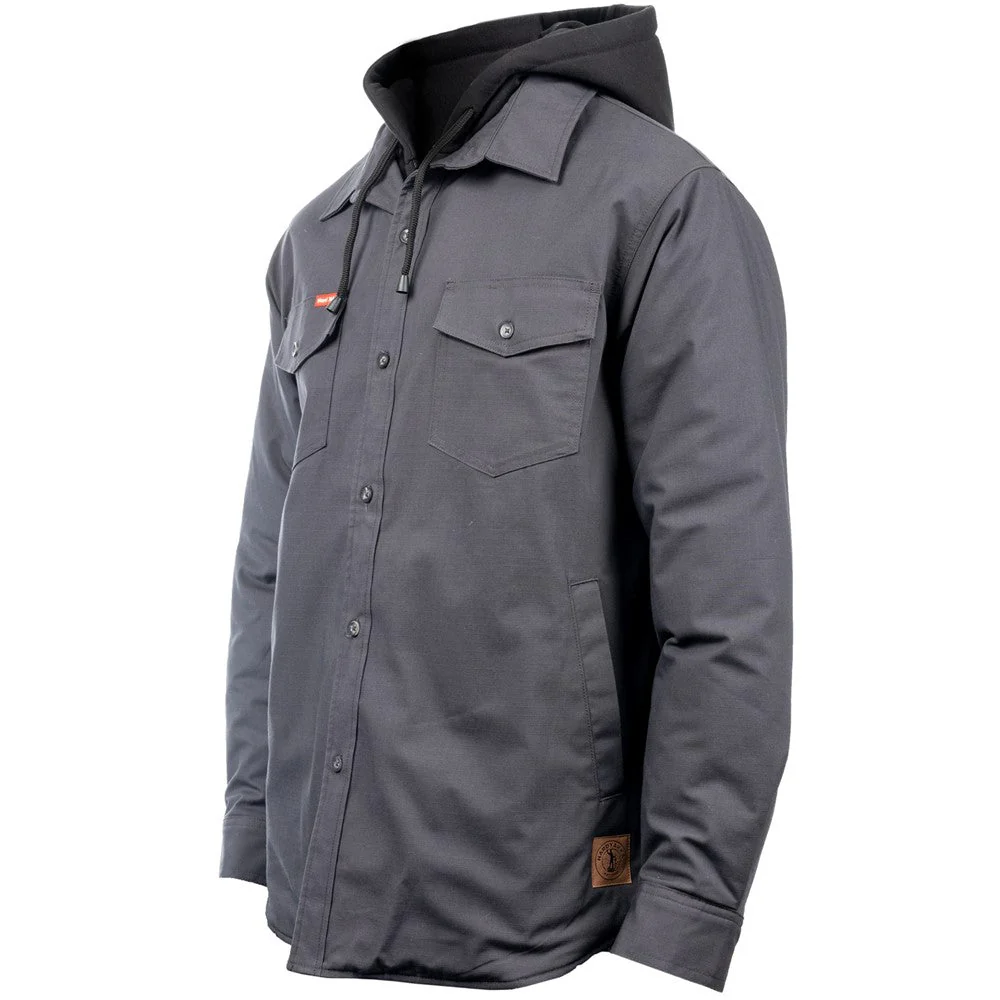 Hard Yakka Men Quilted Solid Shacket - Image 9