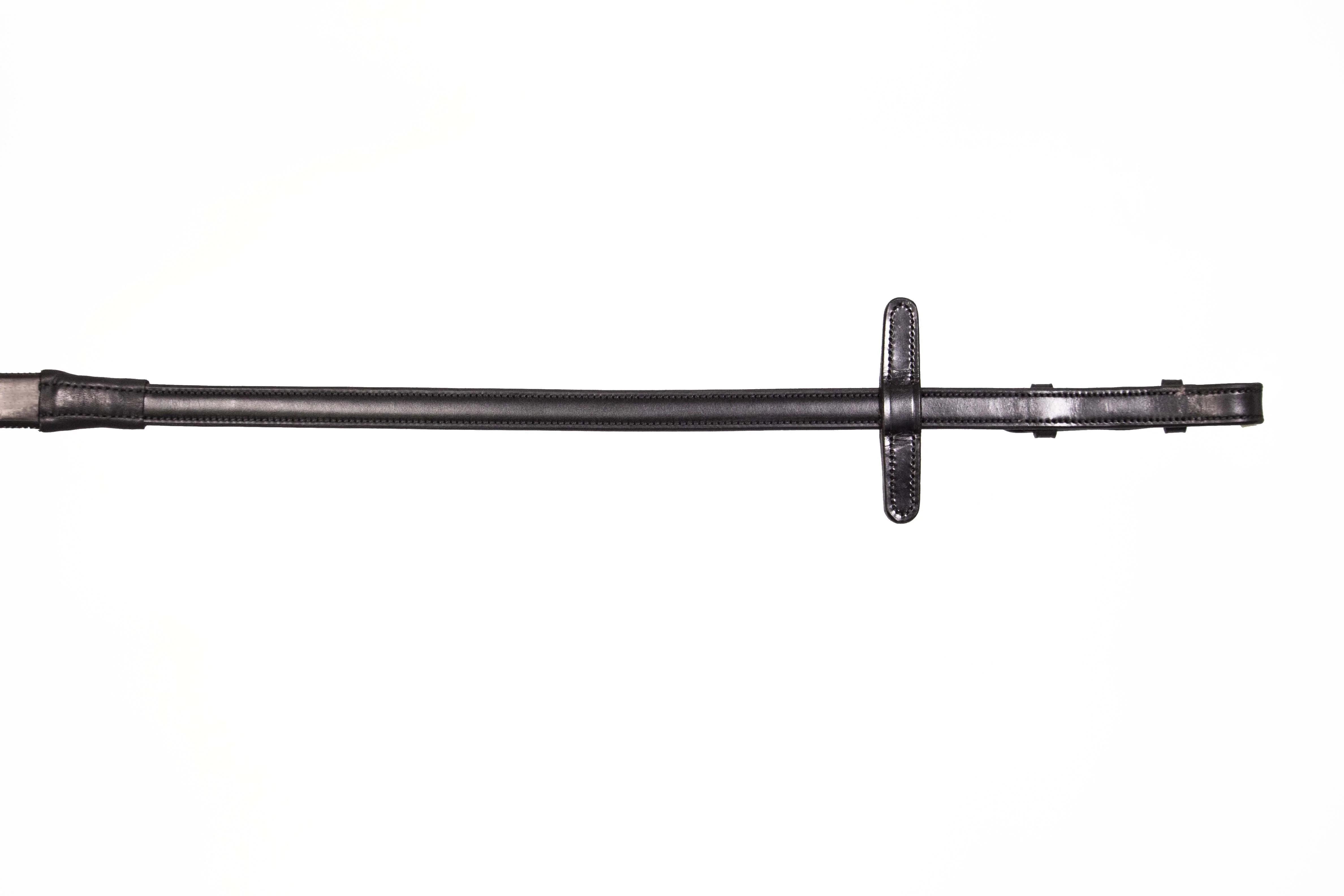 Henry James Large Pimple Hybrid Rubber Reins With Leather Stoppers - Image 2