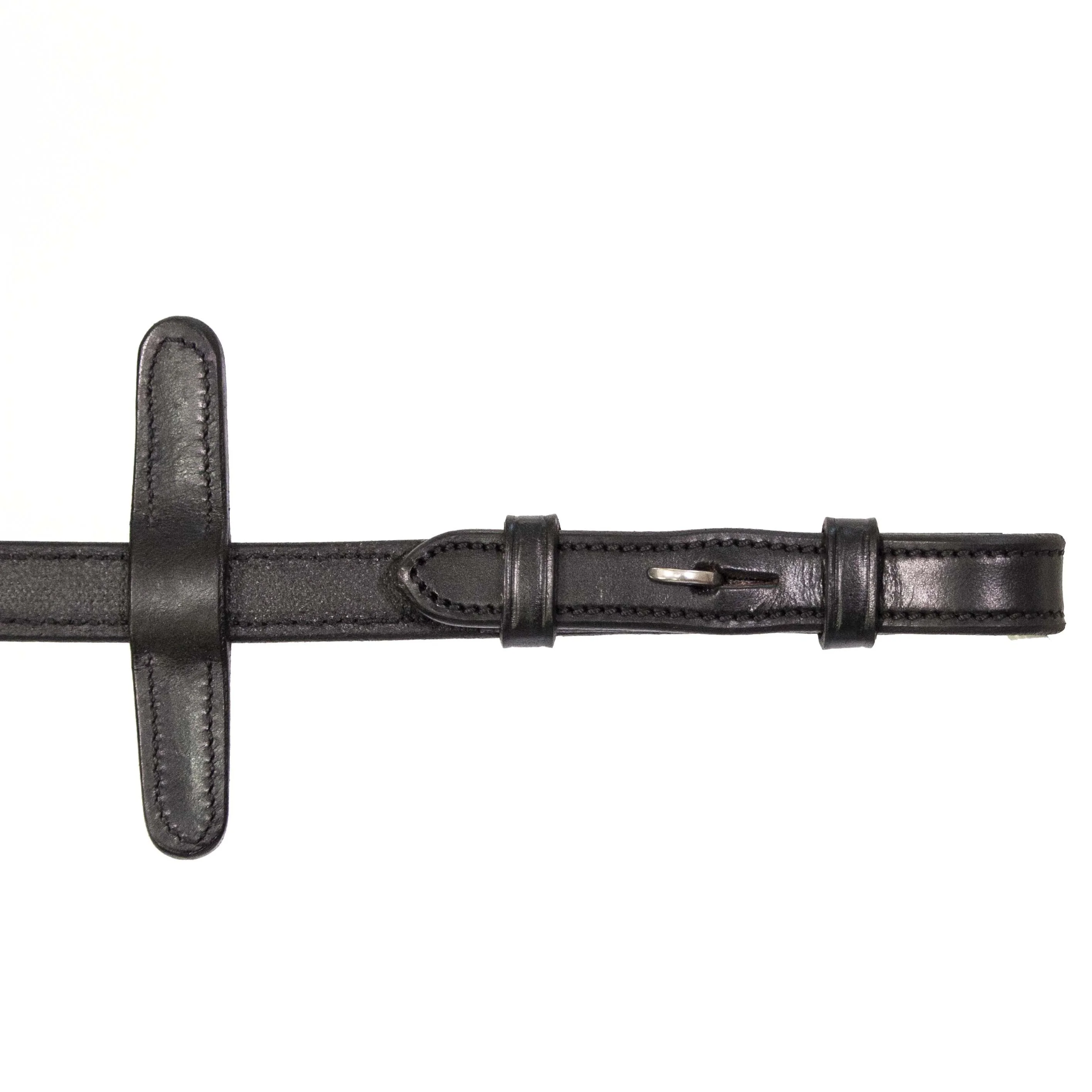 Henry James Large Pimple Hybrid Rubber Reins With Leather Stoppers - Image 4